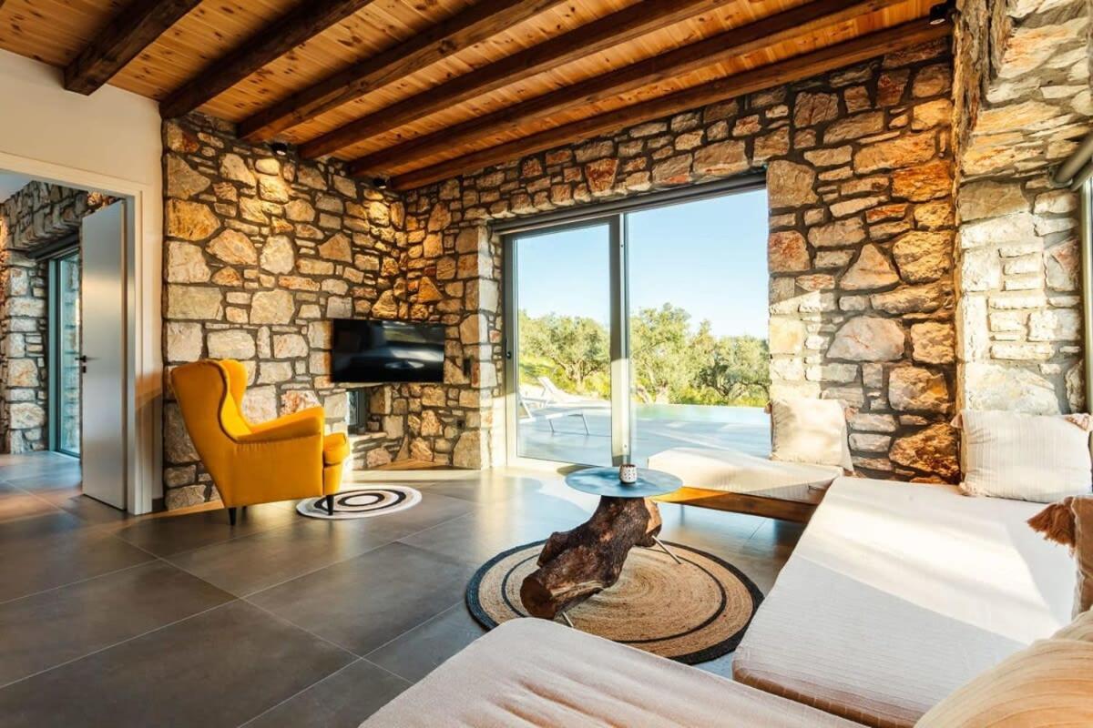 Gerakada Exclusive-Seaview Villa With Private Pool Koróni Exterior foto