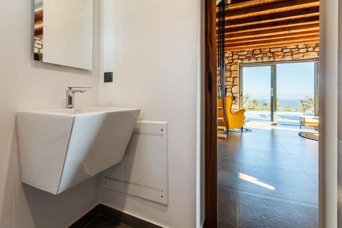 Gerakada Exclusive-Seaview Villa With Private Pool Koróni Exterior foto