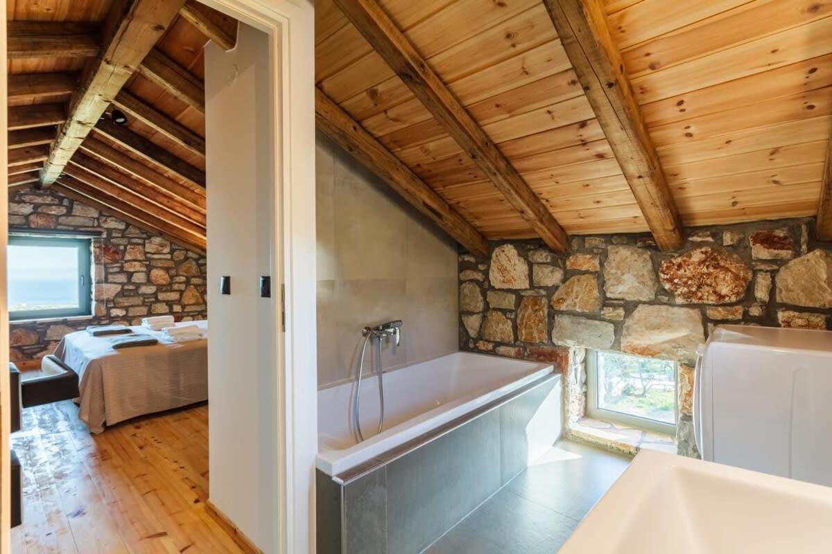 Gerakada Exclusive-Seaview Villa With Private Pool Koróni Exterior foto