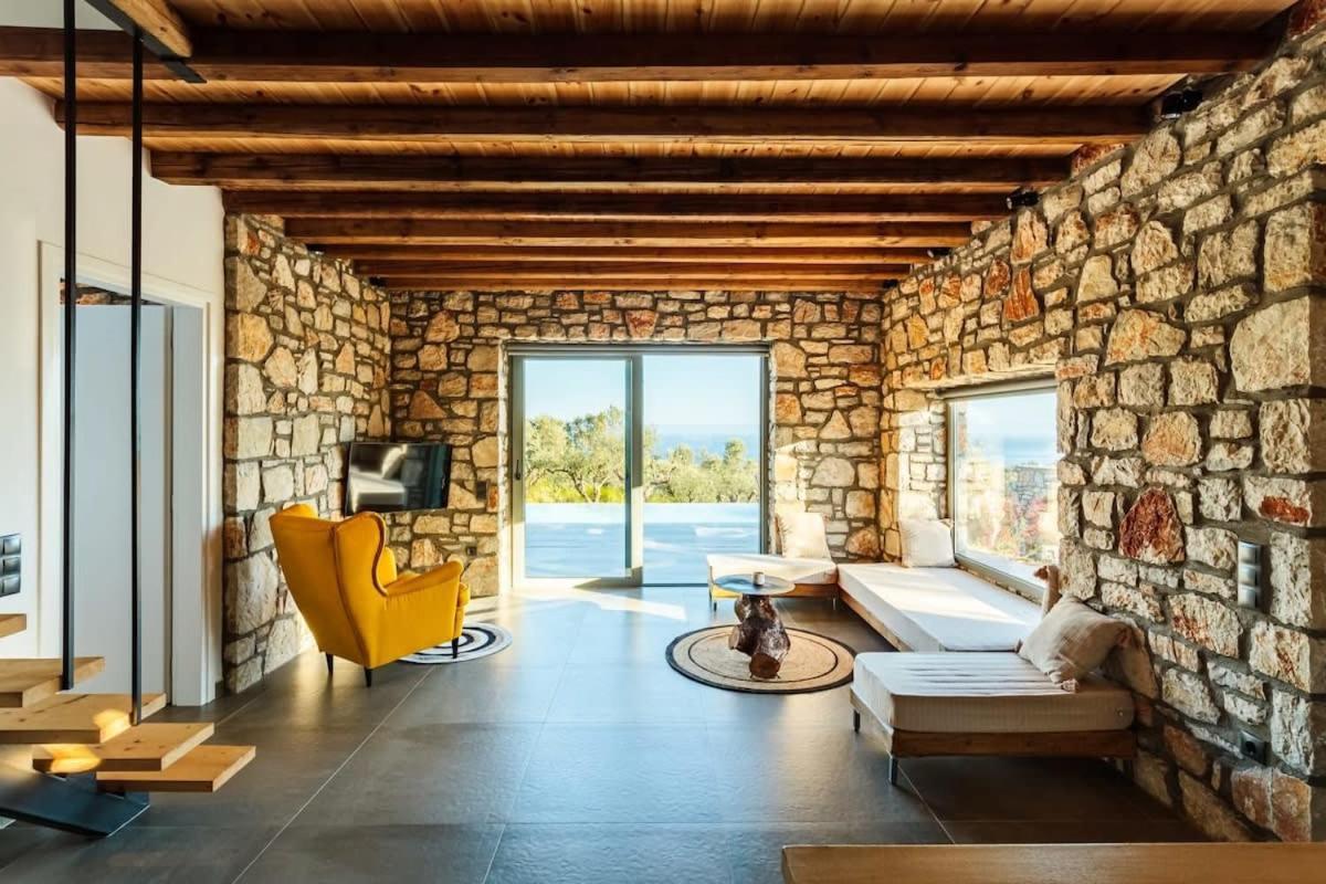 Gerakada Exclusive-Seaview Villa With Private Pool Koróni Exterior foto