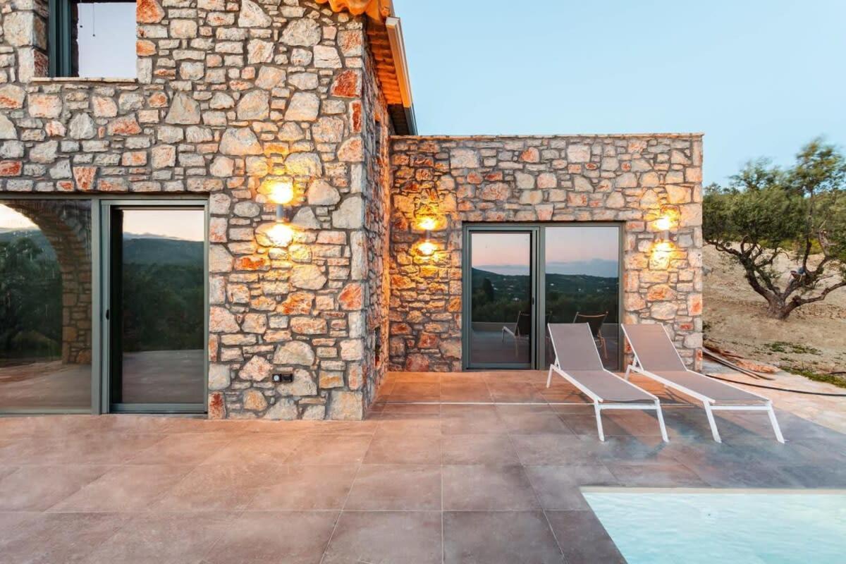 Gerakada Exclusive-Seaview Villa With Private Pool Koróni Exterior foto