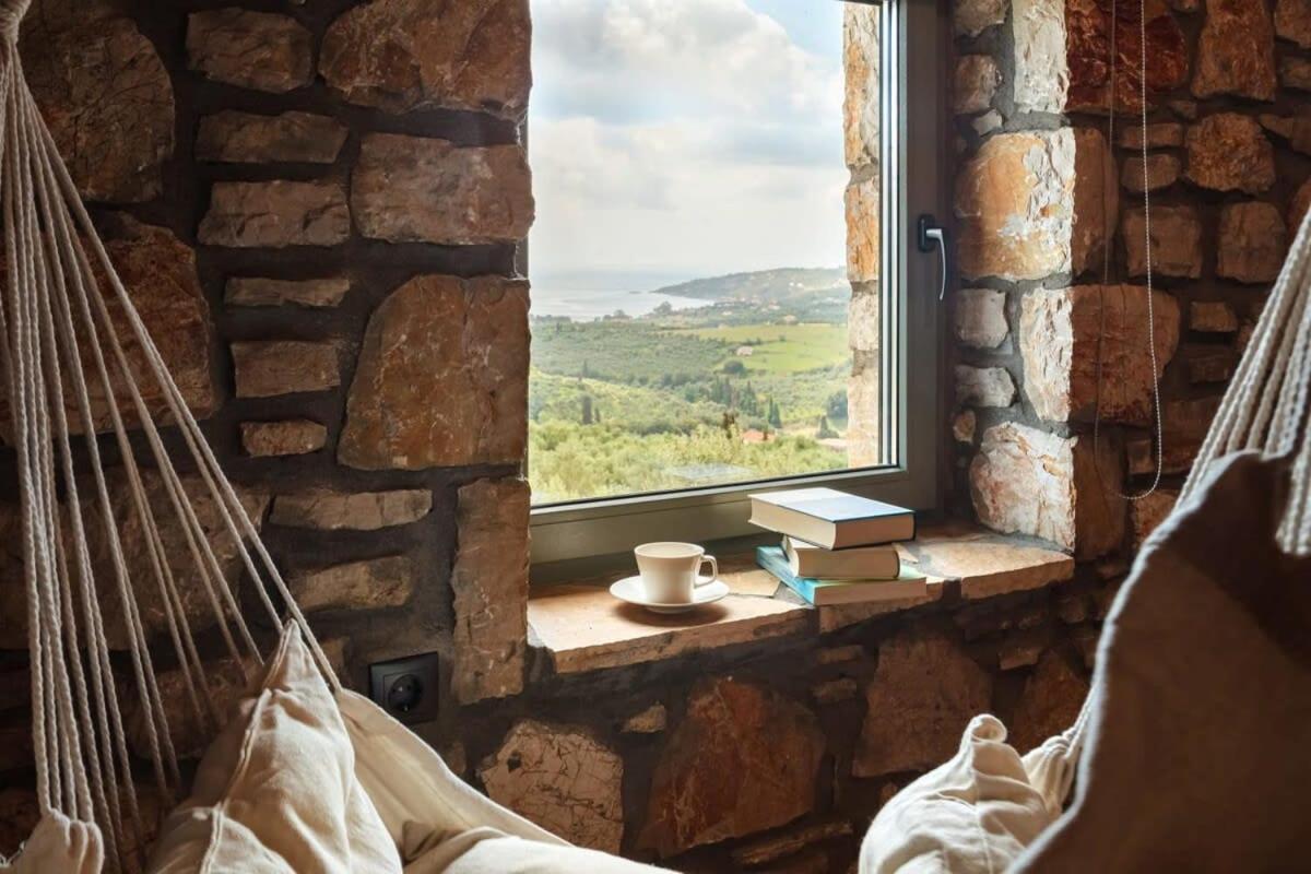 Gerakada Exclusive-Seaview Villa With Private Pool Koróni Exterior foto